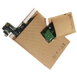 Lot de 100 Sachets   en kraft brun à  bulles d'air papier-150*200 mm-Lacouronne e.pack