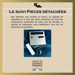"LA QUARTZ" boite aux lettres 1 Porte. Structure mécano-soudée en tôles d'acier 10 et 15/10ème.Dimensions et serrures agréées la Poste