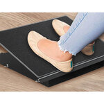 Q-connect repose-pieds - Nétallique ajustable - 41.5x32.6x10.3cm - Noir