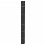 vidaXL Membrane anti-mauvaises herbes noir 1x25 m PP
