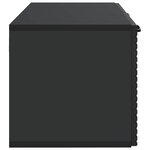 vidaXL Meuble TV mural Noir 59 5 x 31 x 30 cm Bois d'ingénierie