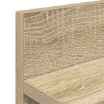 vidaXL Porte-manteau mural Chêne Sonoma 40 x 10 5 x 18 cm