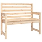 vidaXL Ensemble à manger de jardin 4 Pièces bois massif de pin