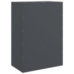 vidaXL Buffet haut anthracite 67x39x95 cm acier