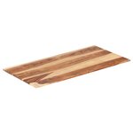 vidaXL Dessus de table Bois solide 15-16 mm 60x100 cm
