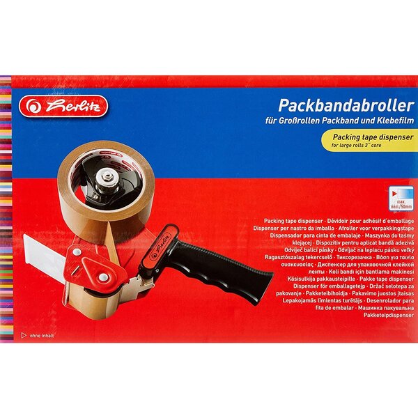 Dévidoir pour ruban adhésif d'emballage herlitz