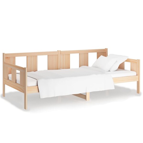 vidaXL Lit de jour sans matelas bois de pin massif 80x200 cm