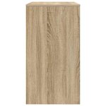 vidaXL Bureau Chêne sonoma 77 5 x 43 x 79 cm Bois d'ingénierie
