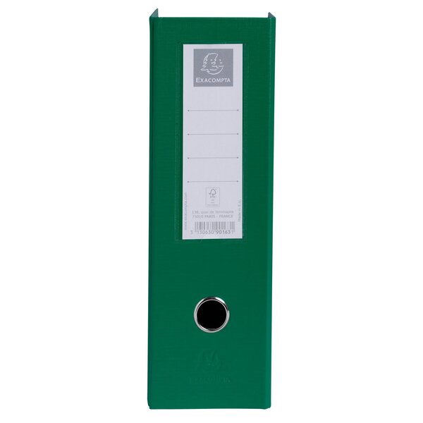 Porte-revues Pp - Dos 100mm - Livrés À Plat - 23x31cm - Vert Foncé - X 10 - Exacompta