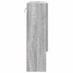 vidaXL Armoire Miroir Sonoma gris 59 x 17 x 55 cm Bois d'ingénierie