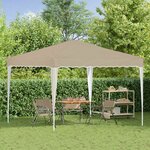 vidaXL Tente de fête pop-up 288 x 288 x 245 cm Crème Tissu Oxford