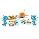 Djeco DJ06547 - Jeu de rôle Cuisine pour enfants - À table les chats