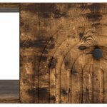 vidaXL Table basse Chêne fumé 90 x 50 x 40 cm Bois d'ingénierie