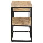 vidaXL Meuble TV 180x30x50 cm Bois de manguier brut