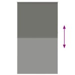 vidaXL Store enrouleur occultant largeur du tissu 116 6 cm polyester