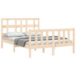 vidaXL Cadre de lit sans matelas bois de pin massif