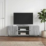 vidaXL Meuble TV 150 x 31 x 50 cm Sonoma gris Bois d'ingénierie