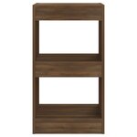 vidaXL Bibliothèque/Séparateur de pièce Chêne Marron 40x30x72 cm