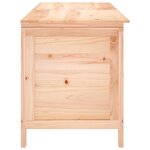 vidaXL Boîte de rangement de jardin 150x50x56 5 cm bois massif sapin