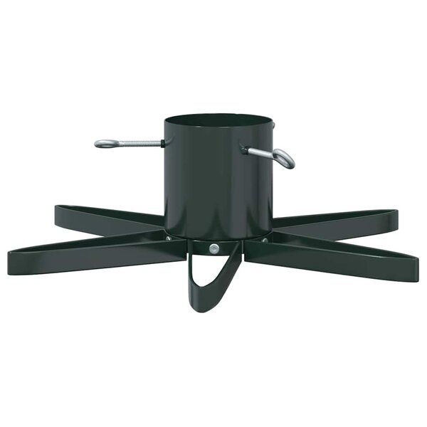 vidaXL Pied de Sapin de Noël 1.73 Vert 50 x 50 x 15 5 cm Acier