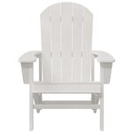 vidaXL Mobilier de jardin lounge 2 Pièces Blanc 74 x 82 x 90 cm