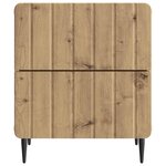 vidaXL Cabinet de chevet Chêne artisanal 43 x 34 5 x 49 5 cm