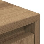 vidaXL Buffet haut chêne artisanal 29 5x34x119 5 cm bois d'ingénierie