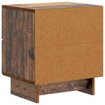 vidaXL Cabinet de chevet 2 Pièces Bois ancien 43 x 34 5 x 47 5 cm