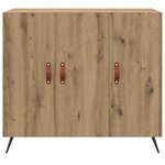 vidaXL Buffet Marron 90 x 34 x 80 cm Bois d'ingénierie