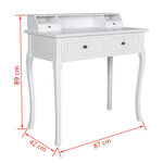 vidaXL Table de maquillage Luxueux Moderne