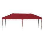 vidaXL Tente de fête pop-up 575 x 290 x 245 cm Bordeaux