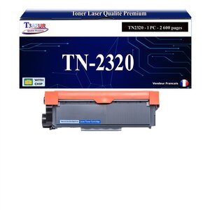 Toner compatible avec Brother TN2320 pour Brother HL-L2360DN  L2365DW  L2300D  L2340DW - 2 600 pages - T3AZUR