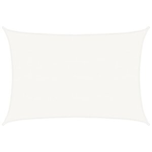 vidaXL Voile d'ombrage 160 g/m² Blanc 5x6 m PEHD