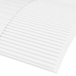 vidaXL Matelas en mousse blanc 120x210 cm dureté H2 H3