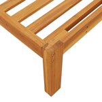 vidaXL Canapés centraux palette de jardin 2 Pièces bois massif d'acacia