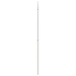 vidaXL Tête de lit métal blanc 120 cm