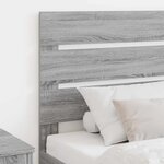 vidaXL Tête de lit Gris Sonoma 80 cm Bois d'ingénierie