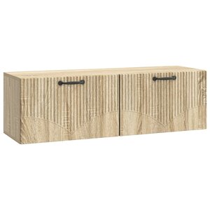 vidaXL Meuble TV mural Chêne Sonoma 98 x 31 x 30 cm Bois d'ingénierie