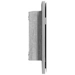 vidaXL Miroir Sonoma gris clair 80 x 37 cm Verre et Bois Ingénierie