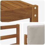 vidaXL Ensemble de canapés d'extérieur 9 pc Gris Naturel et Clair