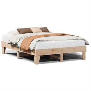 vidaXL Cadre de lit sans matelas 140x200 cm bois massif de pin