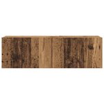 vidaXL Meubles TV muraux 6 Pièces vieux bois bois d'ingénierie