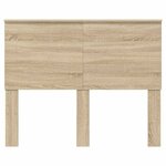 vidaXL Tête de lit Chêne Sonoma 135 cm Bois d'ingénierie