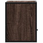 vidaXL Tables de chevet murales 2 Pièces chêne marron 40x31x39 5 cm