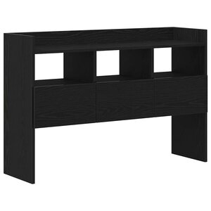 vidaXL Buffet Chêne noir 105 x 30 x 70 cm Bois d'ingénierie