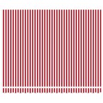 vidaXL Auvent Rétractable Rouge et blanc 400 × 350 cm Polyester