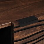 vidaXL Table basse Marron et Noir 100 x 54 x 40 cm