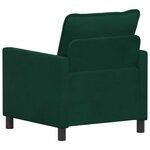 vidaXL Canapé Vert foncé 76 x 81 x 87 5 cm Velours