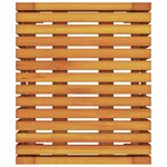 vidaXL Table d'appoint de jardin 43x36x40 cm en teck massif