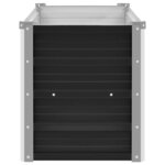 vidaXL Lit surélevé de jardin Anthracite 100x40x45 cm Acier galvanisé
